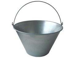 Balde de chapa para obra niehues 10l galvanizado
