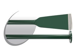 Cavadeira de ferro sao romao 1,50m x 7/8 verde