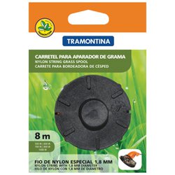 Fio de nylon para rocadeira tramontina redondo 1.8mm c/8m