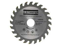 Serra dentada com videa starfer 110mm - 24 dentes