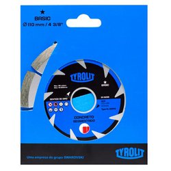 Disco diamantado tyrolit basic segmentado