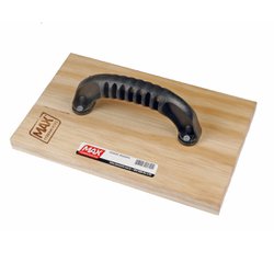 Desempenadeira de madeira max cabo plastico 19x29cm