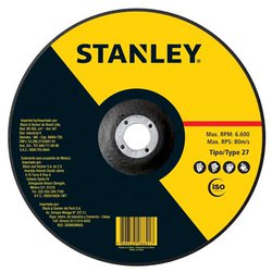Disco de corte stanley para ferro 115 x 3,0 x 22mm