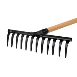 Ancinho de aco com cabo max 14 dentes
