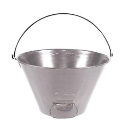 Balde de chapa para obra baldebras 10l com verniz