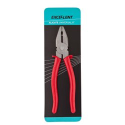 Alicate universal eda 8 aco carbono plastificado