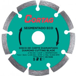 Disco diamantado cortag segmentado eco