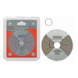 Serra dentada aco carbono bestfer 110mm - 72 dentes