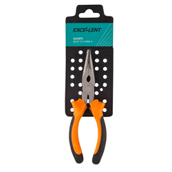 Alicate de bico meia cana eda 6 aco carbono