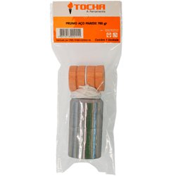 Prumo de parede tocha aco 700g