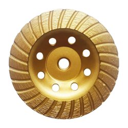 Disco para desbaste diamantado fertak 115mm x m14 - turbo