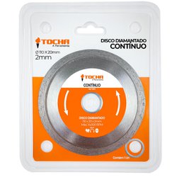 Disco diamantado tocha continuo