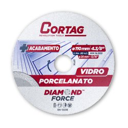 Disco diamantado cortag vidro e porcelanato