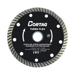 Disco diamantado cortag turbo flex