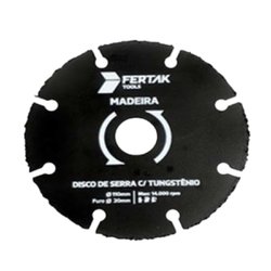Disco para madeira fertak segmentado 110x20mm