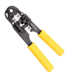 Alicate crimpador desencapador cortador fertak rj45 15cm - 1034