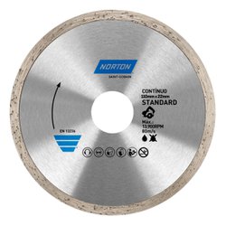 Disco diamantado norton standard continuo 110 x 22mm
