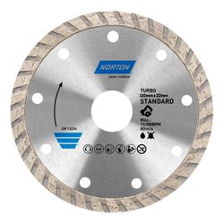 Disco diamantado norton standard turbo 110 x 22mm