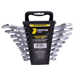 Chave de boca fertak kit com 8 pecas - 4831