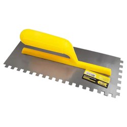 Desempenadeira de aco fertak cabo plastico dentada 12x28cm