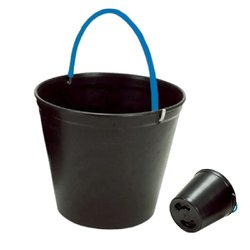 Balde plastico para obra astra 12l preto reforcado