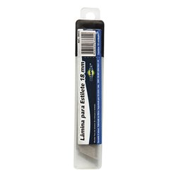 Lamina para estilete brasfort 18mm com 10