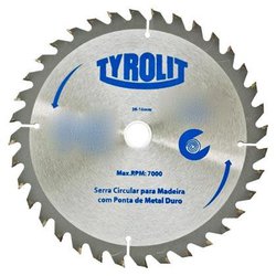 Serra dentada com videa tyrolit 110mm - 24 dentes