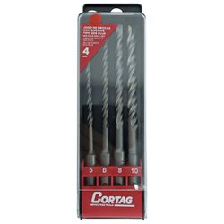 Broca sds plus cortag kit com 4 peças - 2308
