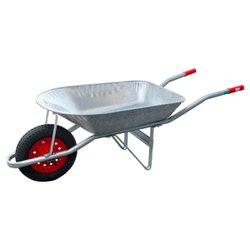 Carrinho de mao botafogo 55l galvanizado com pneu e camara