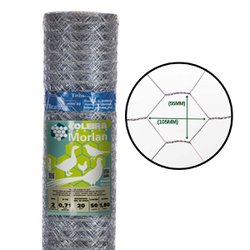 Tela hexagonal galinheiro morlan 22 x 180