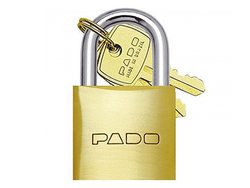 Cadeado de latao pado 60mm