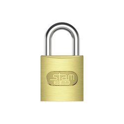 Cadeado latonado stam 20mm