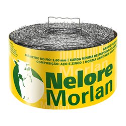 Arame farpado morlan fio 16 - 100m