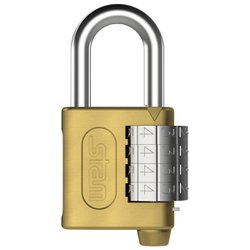 Cadeado latonado stam 40mm segredo com senha