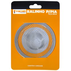 Ralinho inox telado para pia tocha americana 4