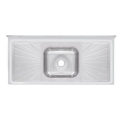 Pia concretada inox tecnocuba 0,80m