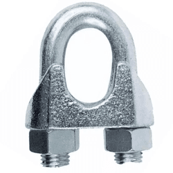 Clips para cabo de aco fertak 9,53mm - 3/8