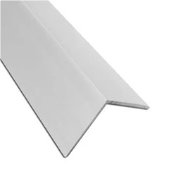 Cantoneira l de aluminio alunes branca 5/8 - 3 metros