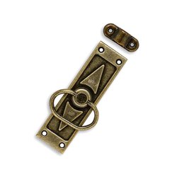 Cremone para janela loth ouro velho 12 x 3,7cm - 8462