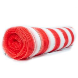 Tela para tapume valeplast laranja e branco 1,20m