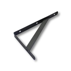 Cantoneira com mao francesa loth preta - leve 30cm
