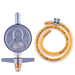 Regulador para gas alianca com mangueira 120cm - 505/01 pequeno