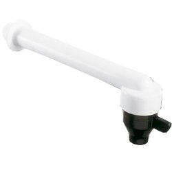 Torneira de parede fixa herc abs branca com alavanca 1/2 - 145
