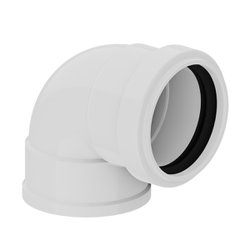 Joelho para esgoto tigre com anel 40mm