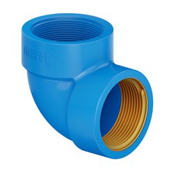 Joelho roscavel tigre 90 - azul 1/2