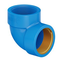 Joelho roscavel tigre 90 - azul 3/4