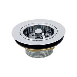 Valvula para pia americana luconi 3.1/2 abs cromado