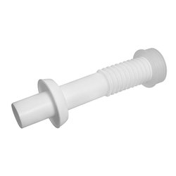 Tubo para sanitario astra ajustavel branco 25cm