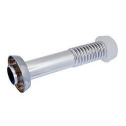 Tubo para sanitario astra ajustavel cromado 25cm
