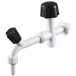 Torneira tanque herc plastico com saida p/maquina 1/2 - 248